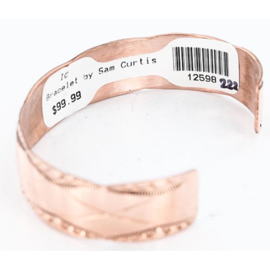 Handmade Certified Authentic Navajo Handstamped Real Handmade Copper Native American Bracelet 371024371885 Handmade Certified Authentic Navajo Handstamped Real Handmade Copper Native American Bracelet 371024371885