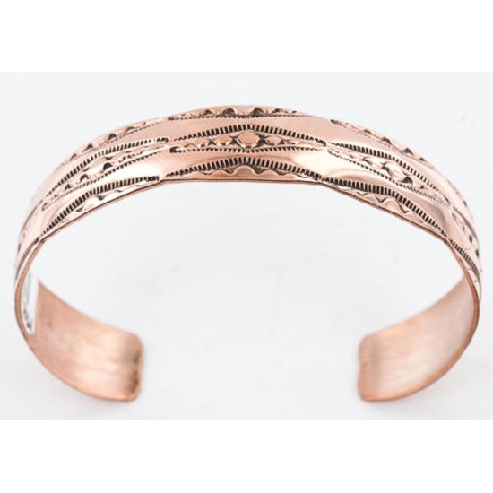 Handmade Certified Authentic Navajo Handstamped Real Handmade Copper Native American Bracelet 371026796616 Handmade Certified Authentic Navajo Handstamped Real Handmade Copper Native American Bracelet 371026796616