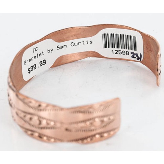 Handmade Certified Authentic Navajo Handstamped Real Handmade Copper Native American Bracelet 371026796616 Handmade Certified Authentic Navajo Handstamped Real Handmade Copper Native American Bracelet 371026796616