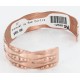 Handmade Certified Authentic Navajo Handstamped Real Handmade Copper Native American Bracelet 371026796616