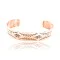 Handmade Certified Authentic Navajo Handstamped Real Handmade Copper Native American Bracelet 390784220596
