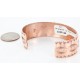 Handmade Certified Authentic Navajo Handstamped Real Handmade Copper Native American Bracelet 390792551058 Handmade Certified Authentic Navajo Handstamped Real Handmade Copper Native American Bracelet 390792551058