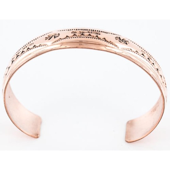 Handmade Certified Authentic Navajo Handstamped Real Handmade Copper Native American Bracelet 390792613844 Handmade Certified Authentic Navajo Handstamped Real Handmade Copper Native American Bracelet 390792613844