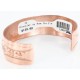 Handmade Certified Authentic Navajo Handstamped Real Handmade Copper Native American Bracelet 390792613844 Handmade Certified Authentic Navajo Handstamped Real Handmade Copper Native American Bracelet 390792613844