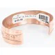Handmade Certified Authentic Navajo Handstamped Real Handmade Copper Native American Bracelet 390792613844