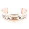 Handmade Certified Authentic Navajo Handstamped Real Handmade Copper Native American Bracelet 390792613844