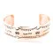 Handmade Certified Authentic Navajo Handstamped Real Handmade Copper Native American Bracelet 390792664136