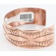 Handmade Certified Authentic Navajo Handstamped Real Handmade Copper Native American Bracelet 390793969817