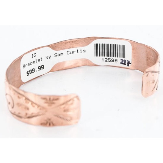 Handmade Certified Authentic Navajo Handstamped Real Handmade Copper Native American Bracelet 390794007874 Handmade Certified Authentic Navajo Handstamped Real Handmade Copper Native American Bracelet 390794007874
