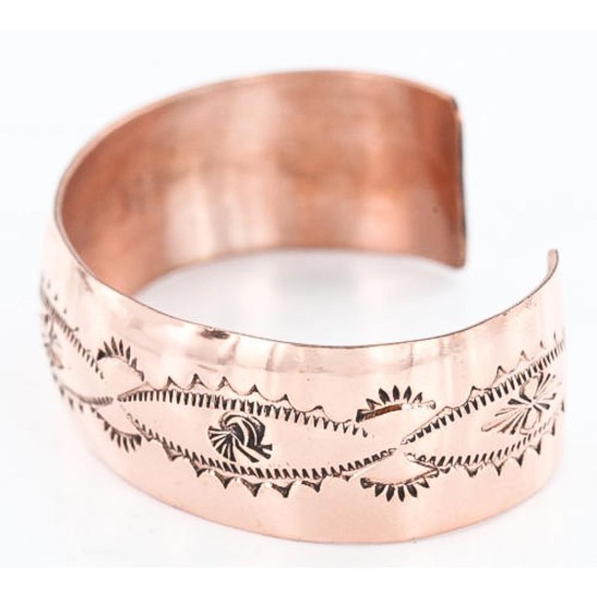 Handmade Certified Authentic Navajo Handstamped Real Handmade Copper Native American Bracelet 390794038337 Handmade Certified Authentic Navajo Handstamped Real Handmade Copper Native American Bracelet 390794038337