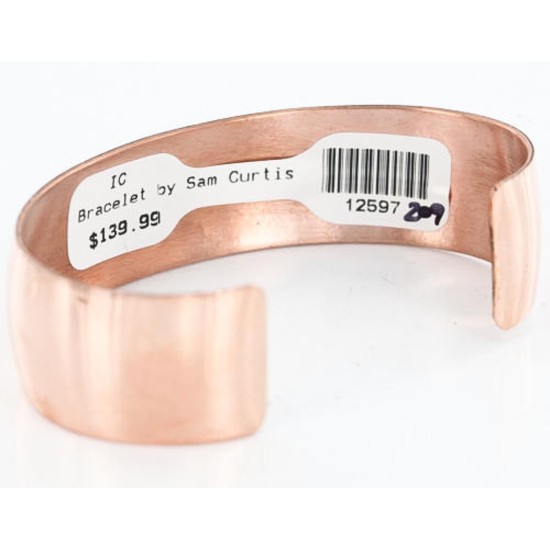 Handmade Certified Authentic Navajo Handstamped Real Handmade Copper Native American Bracelet 390794306969 Handmade Certified Authentic Navajo Handstamped Real Handmade Copper Native American Bracelet 390794306969