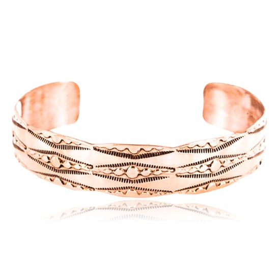 Handmade Certified Authentic Navajo Handstamped Real Handmade Copper Native American Bracelet 390797982986 Handmade Certified Authentic Navajo Handstamped Real Handmade Copper Native American Bracelet 390797982986