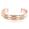 Handmade Certified Authentic Navajo Handstamped Real Handmade Copper Native American Bracelet 390797982986