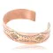 Handmade Certified Authentic Navajo Handstamped Real Handmade Copper Native American Bracelet 390824660424