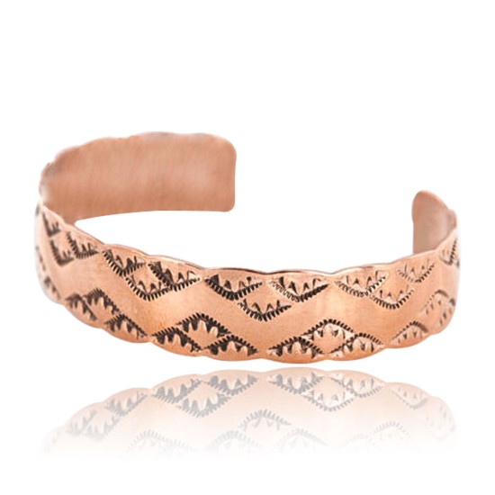 Handmade Certified Authentic Navajo Handstamped Real Handmade Copper Native American Bracelet 390834849546 Handmade Certified Authentic Navajo Handstamped Real Handmade Copper Native American Bracelet 390834849546