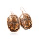 Handmade Certified Authentic Navajo Handstamped Real Handmade Copper Native American Earrings 16976-1 Handmade Certified Authentic Navajo Handstamped Real Handmade Copper Native American Earrings 16976-1