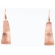 Handmade Certified Authentic Navajo Handstamped Real Handmade Copper Native American Earrings 371044128467