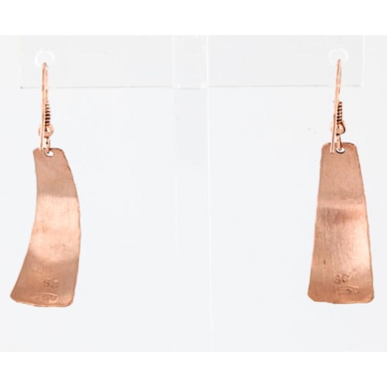 Handmade Certified Authentic Navajo Handstamped Real Handmade Copper Native American Earrings 371056291357 Handmade Certified Authentic Navajo Handstamped Real Handmade Copper Native American Earrings 371056291357