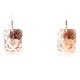 Handmade Certified Authentic Navajo Handstamped Real Handmade Copper Native American Earrings 390820097226