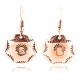 Handmade Certified Authentic Navajo Handstamped Real Handmade Copper Native American Earrings 390824449834