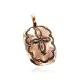 Navajo Handstamped Copper Pendant Native American Necklace 16975-2 Navajo Handstamped Copper Pendant Native American Necklace 16975-2