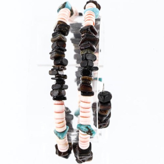 Handmade Certified Authentic Navajo Heishi Spiny Oyster and Turquoise 370999555782 Handmade Certified Authentic Navajo Heishi Spiny Oyster and Turquoise 370999555782