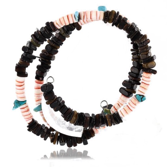 Handmade Certified Authentic Navajo Heishi Spiny Oyster and Turquoise 370999555782 Handmade Certified Authentic Navajo Heishi Spiny Oyster and Turquoise 370999555782