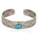 Handmade Certified Authentic Navajo Horned Lizard Nickel Natural Turquoise Native American Bracelet 12796-5 Handmade Certified Authentic Navajo Horned Lizard Nickel Natural Turquoise Native American Bracelet 12796-5