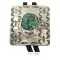 Handmade Navajo Leather Nickel Natural Turquoise Bolo Tie NB160330203933