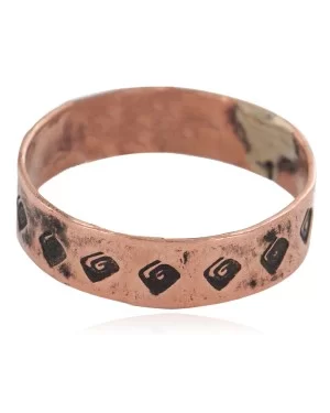 Handmade Navajo Copper Ring Size 12.5 – NB160209032101