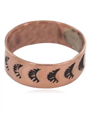Handmade Navajo Copper Ring NB160209025309