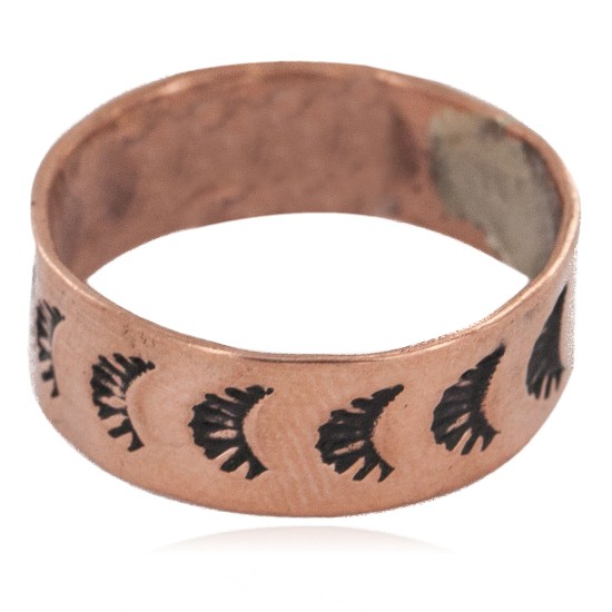 Handmade Navajo Copper Ring NB160209025309