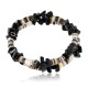 Handmade Certified Authentic Navajo Natural Onyx and Heishi Native American Bracelet 390776437222