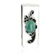 Handmade Certified Authentic Navajo Nickel and .925 Sterling Silver Natural Turquoise Native American Money Clip 11238-6 Handmade Certified Authentic Navajo Nickel and .925 Sterling Silver Natural Turquoise Native American Money Clip 11238-6