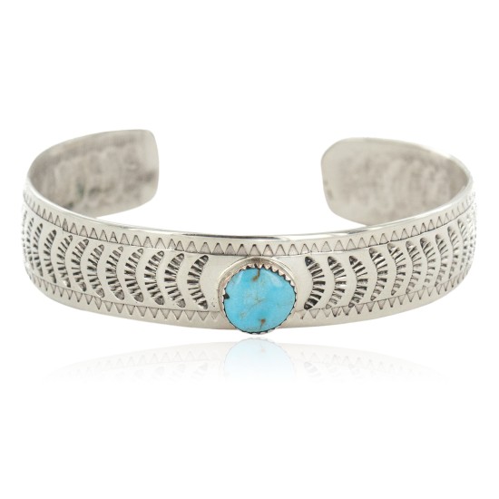 Handmade Navajo Nickel Natural Turquoise Bracelet NB151203013537 Handmade Navajo Nickel Natural Turquoise Bracelet NB151203013537