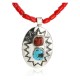 HANDMADE Certified Authentic Navajo Nickel Turquoise and CORAL Native American Necklace 371105467875 HANDMADE Certified Authentic Navajo Nickel Turquoise and CORAL Native American Necklace 371105467875