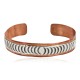 Handmade Certified Authentic Navajo Pure .925 Sterling Silver and Copper Native American Bracelet 12721-4 Handmade Certified Authentic Navajo Pure .925 Sterling Silver and Copper Native American Bracelet 12721-4