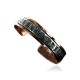 Handmade Certified Authentic Navajo Pure .925 Sterling Silver and Copper Native American Bracelet 12751 Handmade Certified Authentic Navajo Pure .925 Sterling Silver and Copper Native American Bracelet 12751