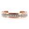 Handmade Certified Authentic Navajo Pure .925 Sterling Silver and Copper Native American Bracelet 12902-5