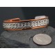 Handmade Certified Authentic Navajo Pure .925 Sterling Silver and Copper Native American Bracelet 370916125756