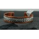 Handmade Certified Authentic Navajo Pure .925 Sterling Silver and Copper Native American Bracelet 370916168422