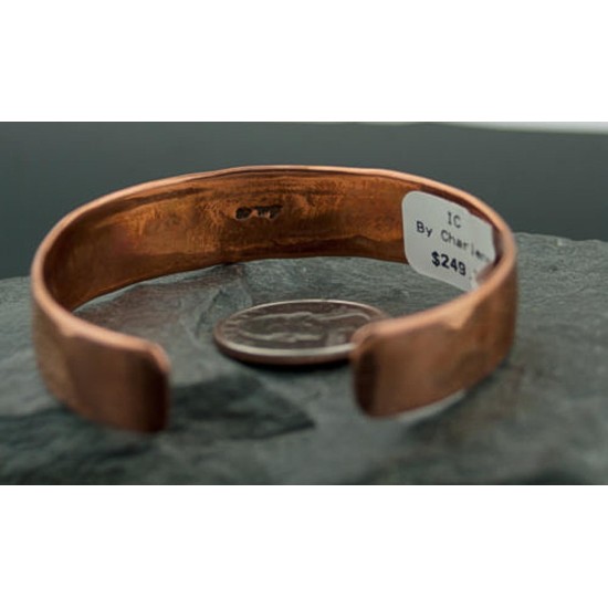 Handmade Certified Authentic Navajo Pure .925 Sterling Silver and Copper Native American Bracelet 370917015732 Handmade Certified Authentic Navajo Pure .925 Sterling Silver and Copper Native American Bracelet 370917015732