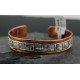 Handmade Certified Authentic Navajo Pure .925 Sterling Silver and Copper Native American Bracelet 370917015732