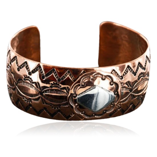 HANDMADE Certified Authentic Navajo Pure .925 Sterling Silver and Copper Native American Bracelet 371105274431 HANDMADE Certified Authentic Navajo Pure .925 Sterling Silver and Copper Native American Bracelet 371105274431