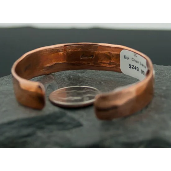 Handmade Certified Authentic Navajo Pure .925 Sterling Silver and Copper Native American Cuff Bracelet 390678191921 Handmade Certified Authentic Navajo Pure .925 Sterling Silver and Copper Native American Cuff Bracelet 390678191921