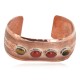 Handmade Certified Authentic Navajo Pure .925 Sterling Silver and Copper Natural Charoite Tigers Eye Native American Bracelet 12802