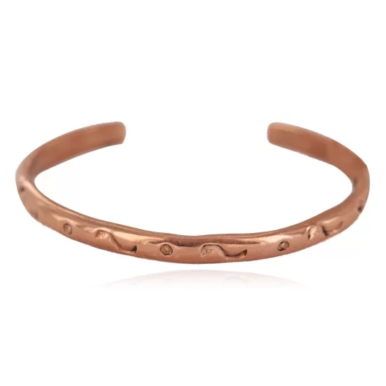 Handmade Navajo Pure Copper Baby Bracelet NB160401201359
