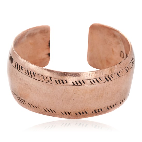 Handmade Certified Authentic Navajo Pure Copper Native American Bracelet 12990