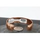 Handmade Certified Authentic Navajo Pure Handstamped Copper Native American Bracelet 390741186940