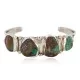 Handmade Certified Authentic Nuggets Navajo .925 Sterling Silver Natural Turquoise Native American Bracelet 12828-2